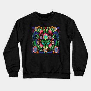 Mexican floral colorful vibes Crewneck Sweatshirt